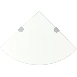 Ράφι Τοίχου VidaXL από Γυαλί 25x0.8x25 cm - Διάφανο