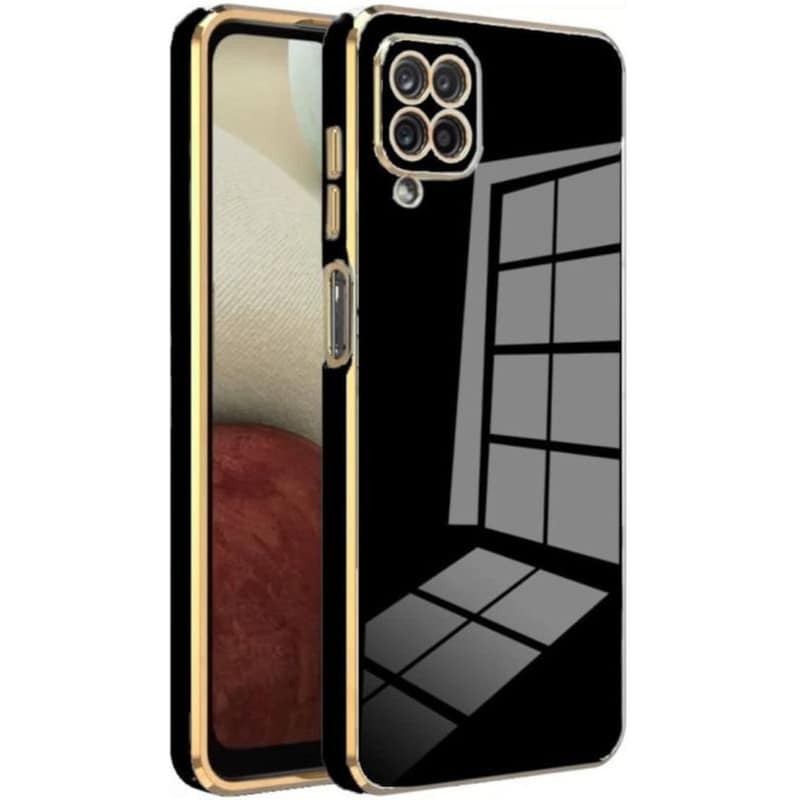 Θήκη Samsung Galaxy A12 - Bodycell Gold Plated - Black