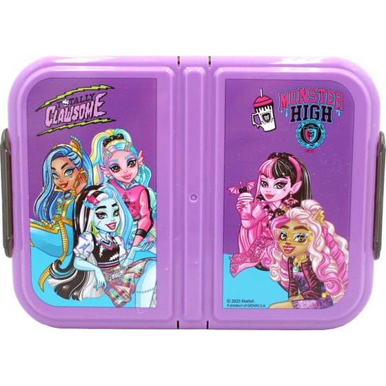 Φαγητοδοχείο 3 Χώρων Gim Monster High 900 ml image 1