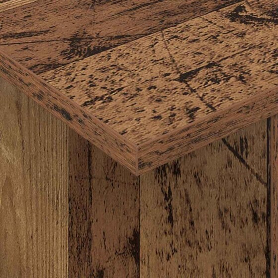 Έπιπλο Τηλεόρασης VidaXL 2 τμχ 50 x 35 x 45 cm - Παλαιωμένο Ξύλο image 8