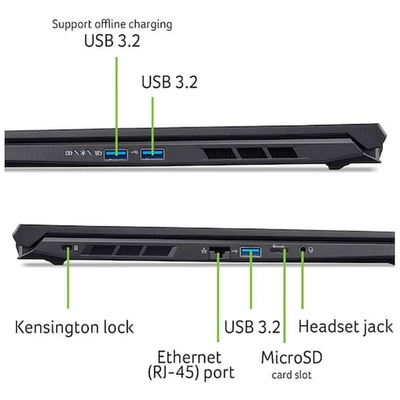 Acer Nitro V 16 AI 16" IPS (AMD Ryzen 7-260/16 GB/1TB SSD/GeForce RTX 5050/Windows 11 Home) Laptop image 10