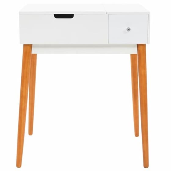 Vidaxl Μπουντουάρ Με Καθρέφτη 60 X 50 X 86 Εκ. Από Mdf image 3