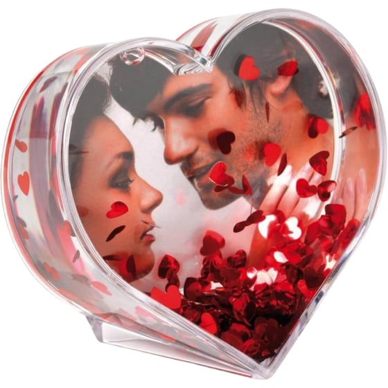 Κορνίζα Γυάλινη Love 9x7 cm - Διάφανη image 1