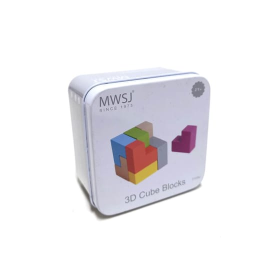 Classic World Ξύλινο Παιχνίδι - Πολύχρωμος Κύβος image 0