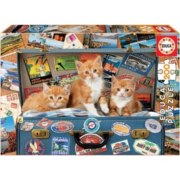 Παζλ Travelling Kittens Educa (200 Κομμάτια)