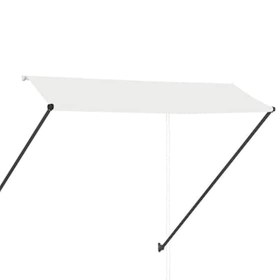 Τέντα Vidaxl Συρόμενη με LED 300x150cm - Κρεμ image 5