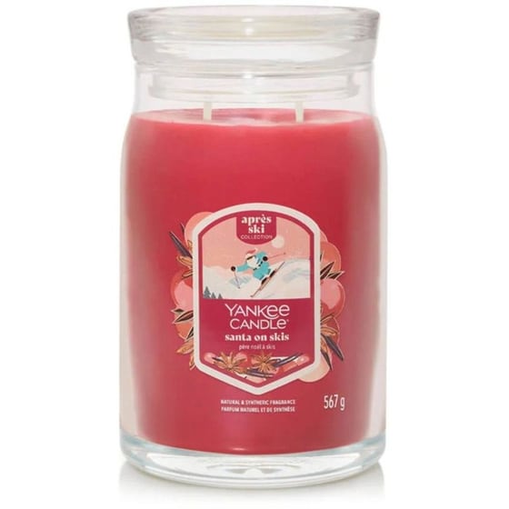 Κερί&nbsp;Yankee Candle Large&nbsp;Santa&nbsp;On&nbsp;Skis image 0