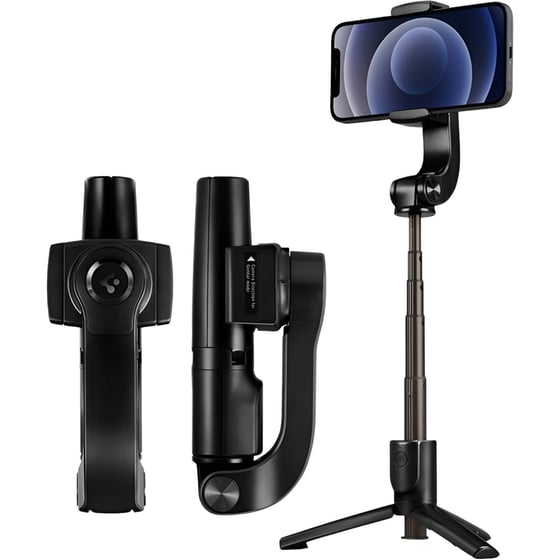 Gimbal Spigen S610W με Bluetooth - Μαύρο image 1