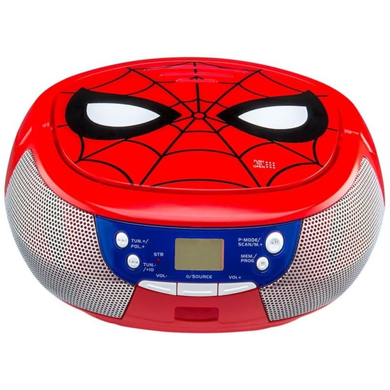 Φορητό Radio/CD Ekids Boombox Spiderman sm-430 - Κόκκινο image 3