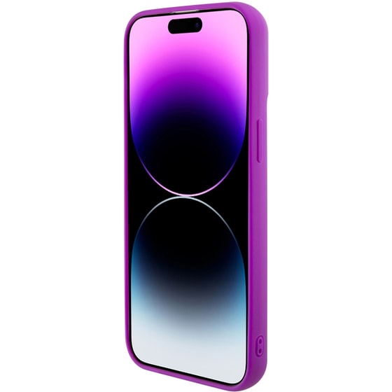 Θήκη Apple iPhone 15 Pro Max - Guess Disco Script Metal Logo Collection - Φουξία image 5