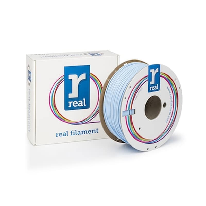 REAL FILAMENTS Real Pla 3d Printer Filament - Light Blue - Spool Of 1kg - 2.85mm (refplalblue1000mm3)