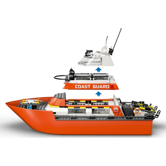 LEGO® City Διασωστικό Σκάφος & Ελικόπτερο Ακτοφυλακής (60504) image 1