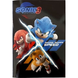 Τετράδιο Σημειώσεων Gim B6 40 Φύλλων Sonic the Hedgehog 3