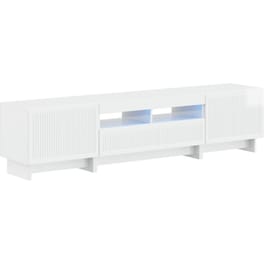 Έπιπλο Τηλεόρασης VidaXL με LED 5 τμχ 178 x 35 x 43 cm - Γυαλιστερό Λευκό