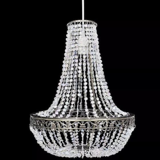 Vidaxl Πολυέλαιος Με Κρύσταλλα 36,5 X 46 Cm image 1