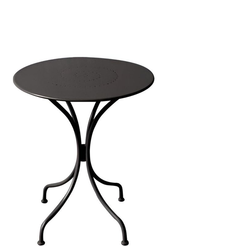 Τραπέζι Εξωτερικού Χώρου Woodwell c9494 από Μέταλλο φ60x70 cm - Μαύρο