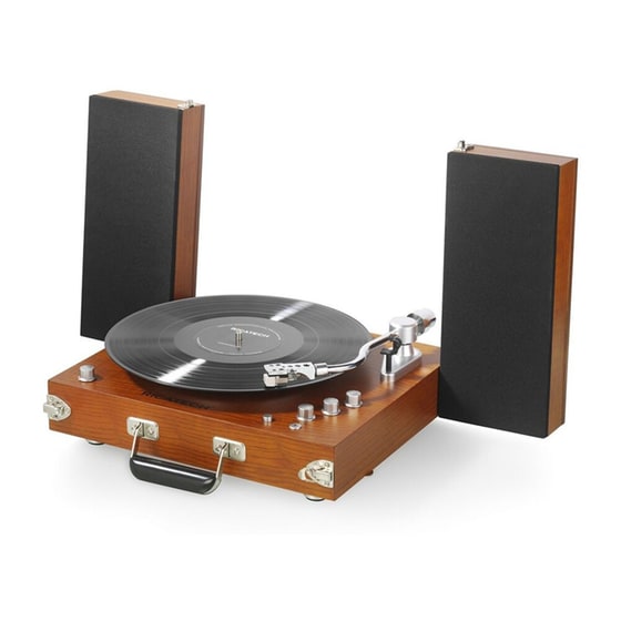 Πικάπ USB Ricatech Wooden RTT99 Καφέ image 0