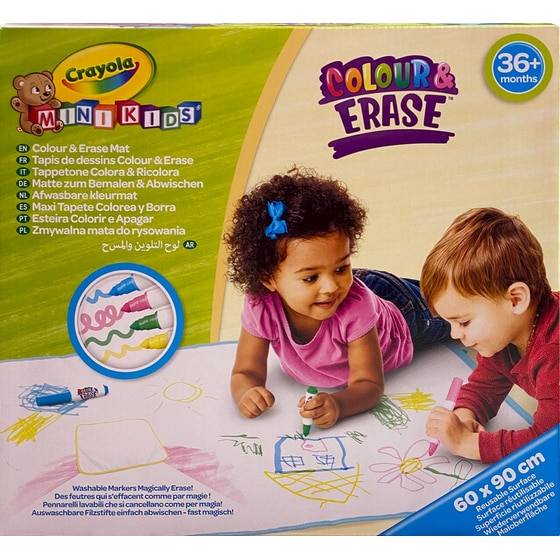 Crayola Mini Kids Χαλάκι Ζωγραφικής Colour & Erase image 0