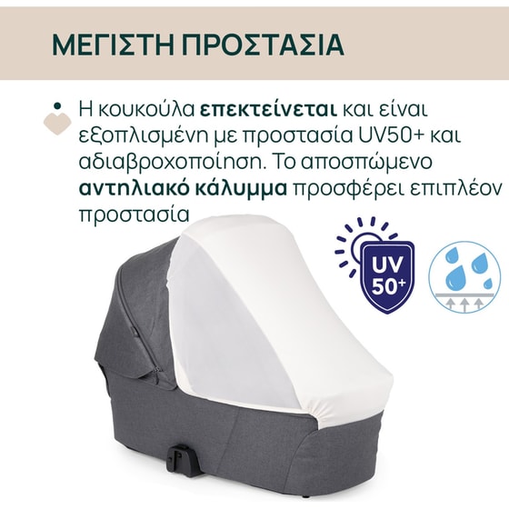 Chicco Port Bebe Flexi για Καρότσι Bellagio Black Satin image 4