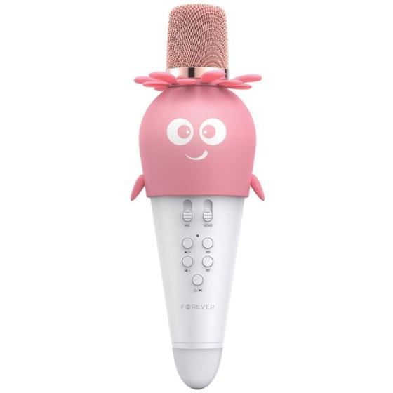 Μικρόφωνο Karaoke Forever AMS-200 - Ροζ image 0
