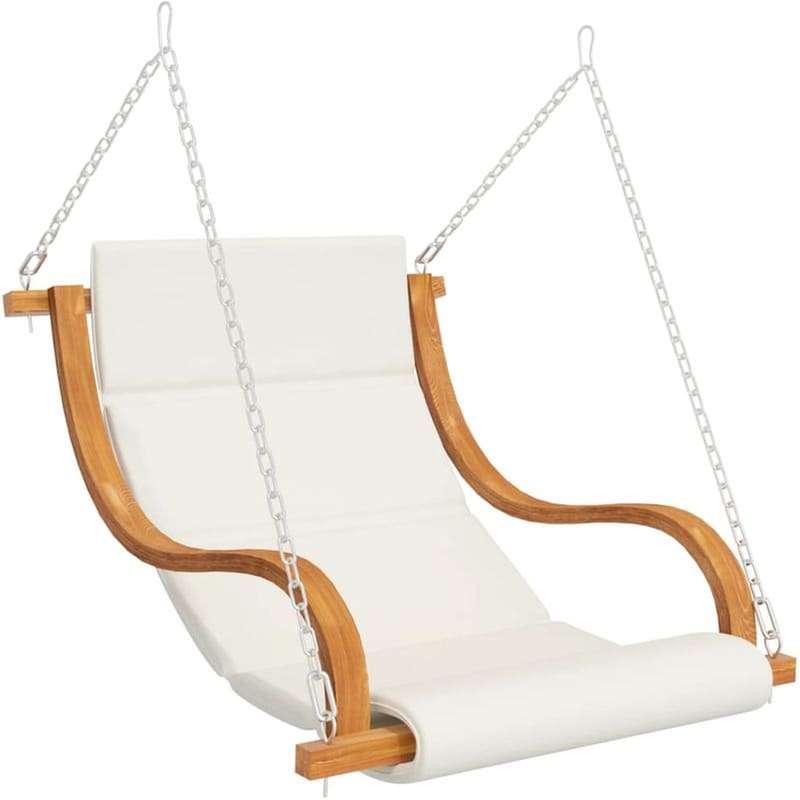 VIDAXL Παγκάκι Κούνια Κήπου Vidaxl με Σκίαστρο 170x110x153cm - Καφέ