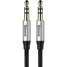 Καλώδιο Ήχου Baseus Yiven 3.5mm  Mini Jack σε 3.5mm  Mini Jack 1m - Μαύρο/Ασημί