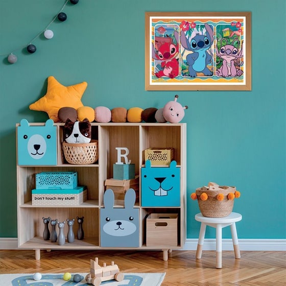 Παιδικό Παζλ Clementoni Maxi Super Color Disney Stitch (24 Κομμάτια) image 5