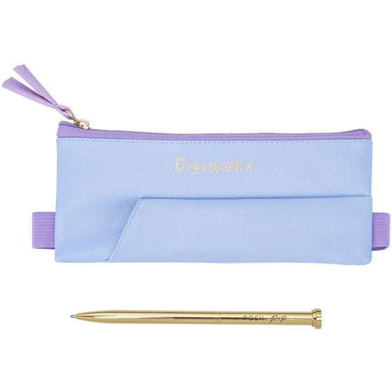 Στυλό&nbsp;Διαρκείας&nbsp;Posh+Pop με Θήκη&nbsp;Μεταφοράς&nbsp;Purple (2 Τεμάχια) image 1