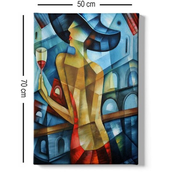 Μοντέρνος Πίνακας 24Mall Γυναικεία Φιγούρα 50x70 cm image 2