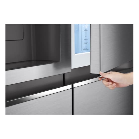 LG GSJV71PZTE Total No Frost 635 Lt Ασημί Ψυγείο Ντουλάπα image 7