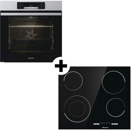 HISENSE BI62216AX & E6432C 77 Lt Εντοιχιζόμενο Σετ Φούρνος και Εστία