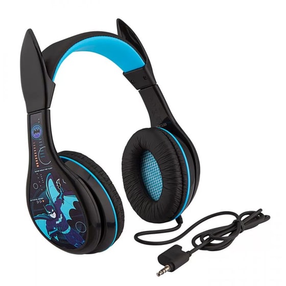 Ekids Batman Ενσύρματα Ακουστικά Με Ασφαλή Μέγιστη Ένταση Ήχου Για Παιδιά Και Εφήβους Bm-140 Μαύρο Ακουστικά Κεφαλής image 2