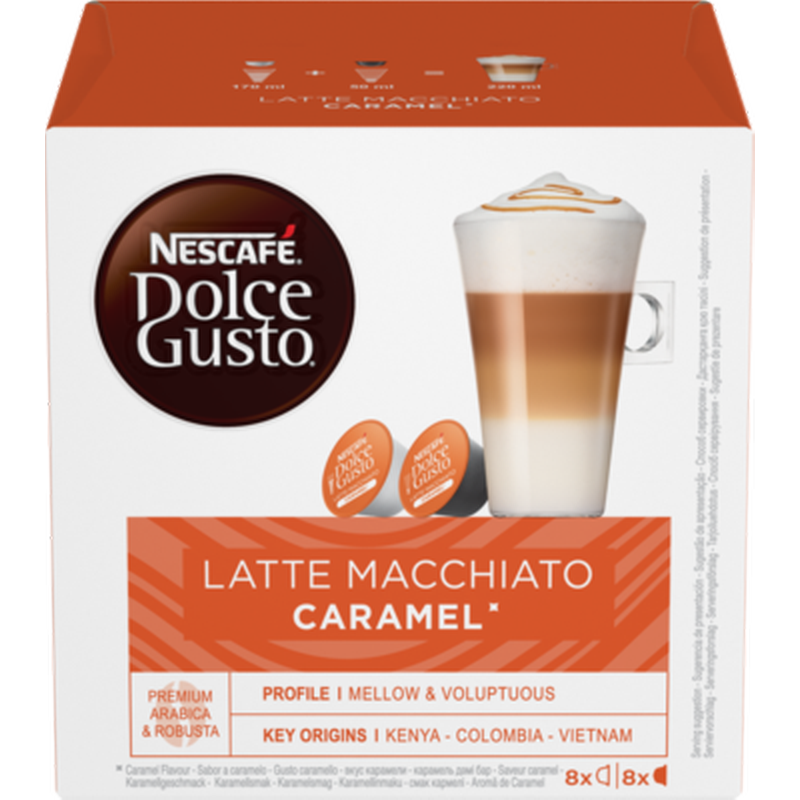 DOLCE GUSTO 12380818 NES CARAMEL MACCHIATO 168.8GR (