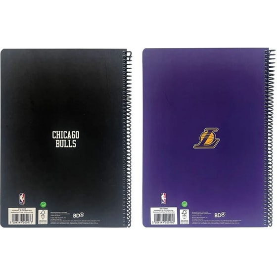 Τετράδιο Σπιράλ Back Me Up A4 105 Φύλλων NBA - Τυχαία Επιλογή (1 Τεμάχιο) image 1
