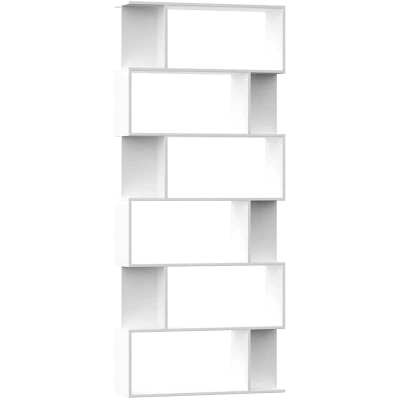 Βιβλιοθήκη VidaXL από Μοριοσανίδα 80x24x192 cm - Λευκό VIDAXL