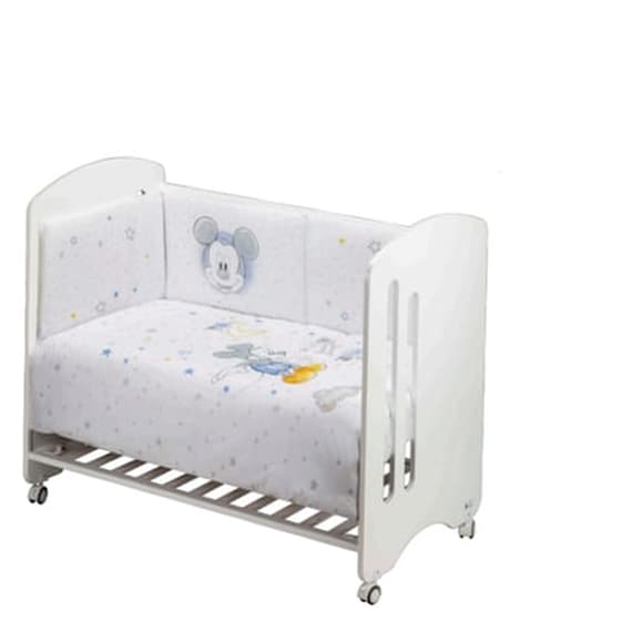 Interbaby Σετ, Κουνια + Προικα 4 Τμχ ,"mickey" Mk002 image 0