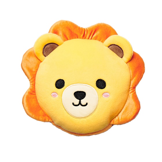Παιδικό Σετ Μαξιλάρι Ταξιδίου & Μάσκα Puckator Relaxeazzz Lion image 0