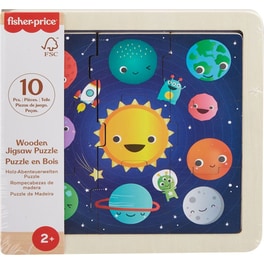Fisher Price Mini Ξύλινο Παζλ 4 Σχέδια - Τυχαία Επιλογή Σχεδίου