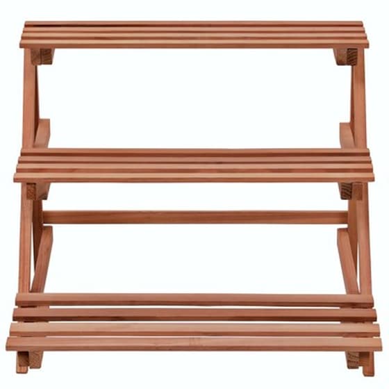 Vidaxl Ραφιέρα Φυτών Τριώροφη 48 X 45 X 40 Εκ. Από Ξύλο Κέδρου image 3