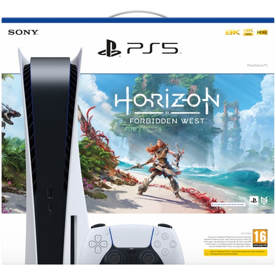 Sony PlayStation 5 - Horizon Forbidden West Bundle & DualSense Wireless Controller & Gran Turismo 7 image 2