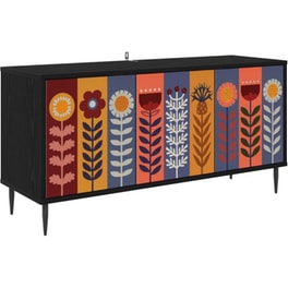 Έπιπλο Τηλεόρασης VidaXL ESSEN 102 x 33 x 51 cm - Μαύρη Δρυς