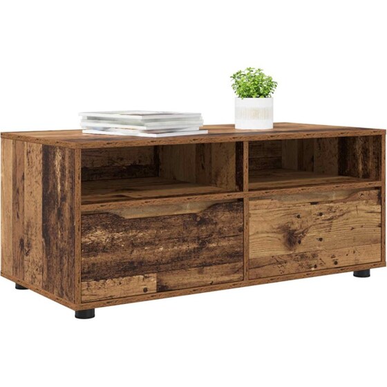 Έπιπλο Τηλεόρασης VidaXL 100 x 48 x 43 cm - Παλαιωμένο Ξύλο image 2
