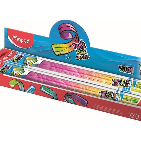 Maped Χάρακας Twist'n Flex Decor 30cm 279315 image 1