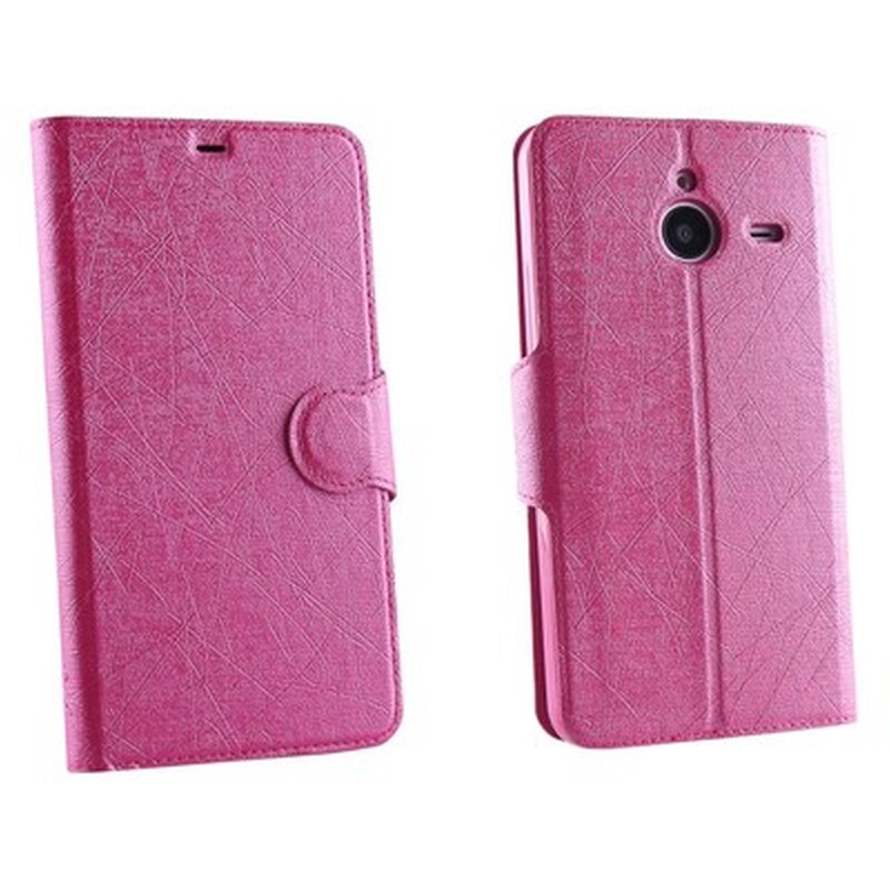 Θήκη Microsoft Lumia 640 XL - Volte-Tel Line Leather TPU Book Stand - Pink VOLTE-TEL
