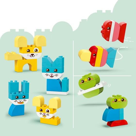 LEGO® DUPLO® My First 3 σε 1 Δημιουργικά Χαριτωμένα Κατοικίδια (10477) image 7