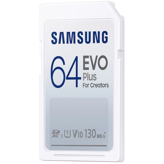 Samsung Evo Plus SDXC 64GB Class 10 U1 V10 UHS-I For Creators image 1