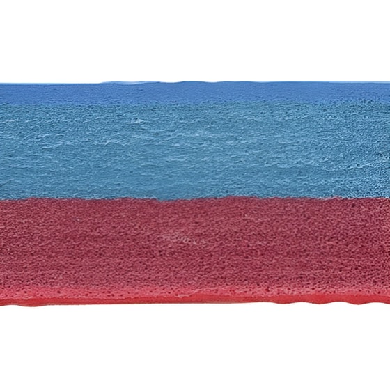 Δάπεδο Γυμναστικής Amila 36645 από EVA Foam 100x100 cm - Κόκκινο/ Μπλε image 2