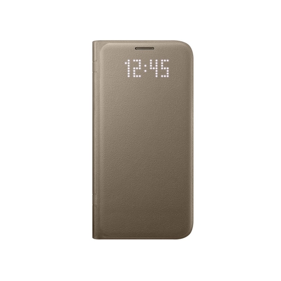 ΘΗΚΗ ΚΙΝ SAMSUNG S7 LED VIEW COVER GOLD image 0