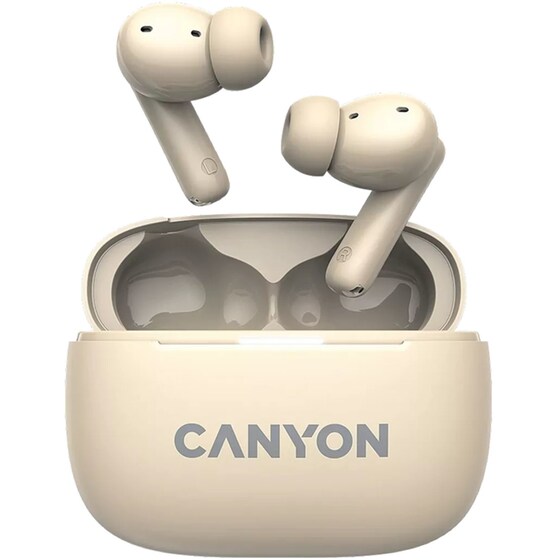 Ακουστικά Bluetooth Canyon OnGo 10 - Μπεζ image 1