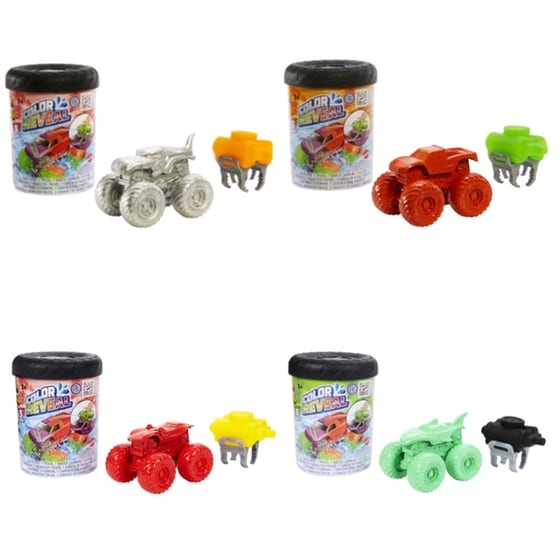 Hot Wheels Οχήματα Monster Trucks - Color Reveal (4 Σχέδια) image 0